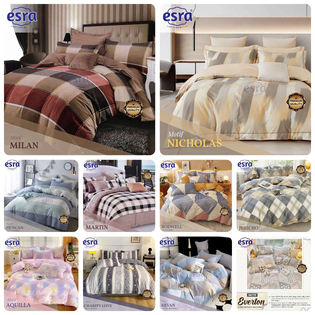 Sprei ESRA Dewasa Motif Abstrak Koleksi Terbaru V