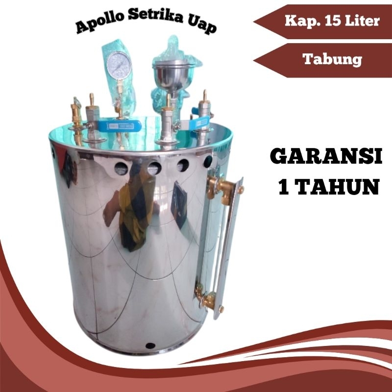 Bonekilays700 - Tabung Setrika Uap Boiler 5-30 Liter - Sparepart Setrika Uap Laundry