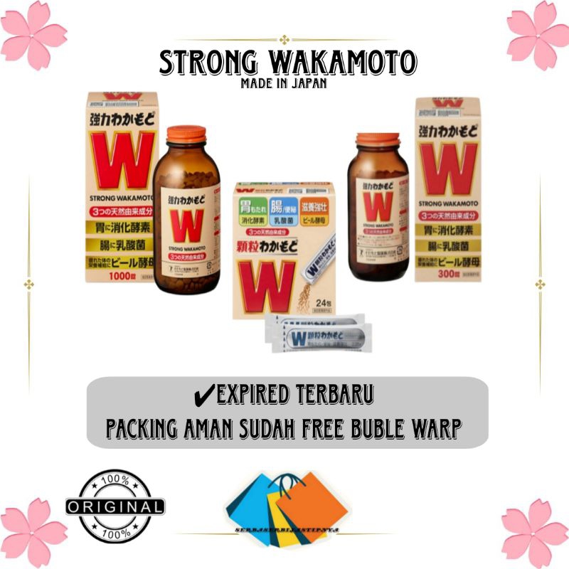 READY STOCK!! STRONG WAKAMOTO 1000 TABLET ORIGINAL JEPANG/wakamotojepang/obatkembung/obatmag/asamlam