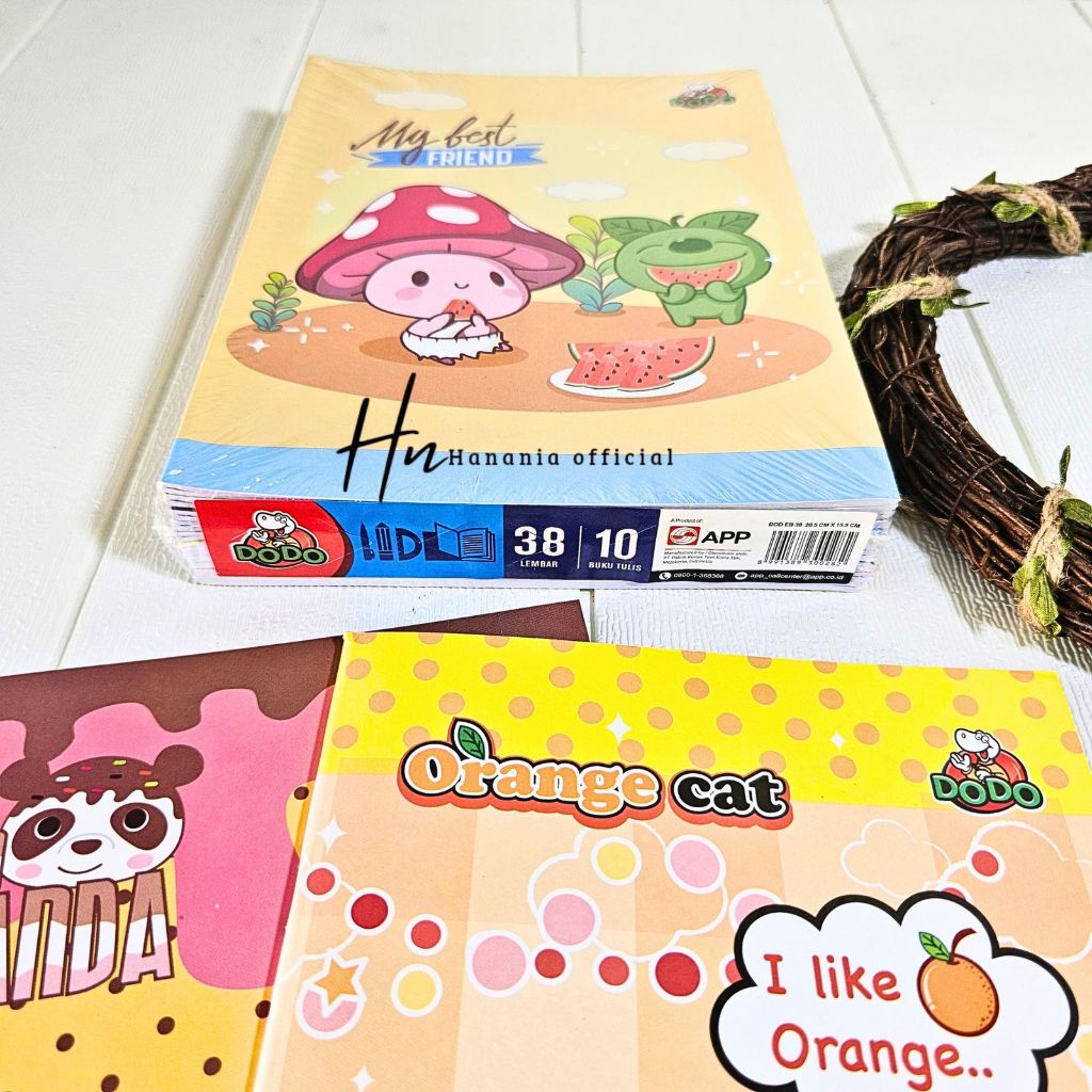 

Ay00! (10PCS) BUKU TULIS KARAKTER DODO/BUKU TULIS SEKOLAH/BUKU TULIS ISI 38 LEMBAR/BUKU TULIS UKURAN