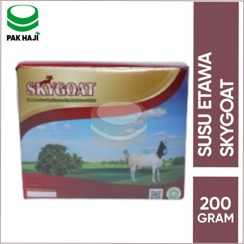 

SKYGOAT | Susu Kambing Etawa Bubuk | SKYGOAT Rasa Coklat | Per Box Isi 10 Sachet