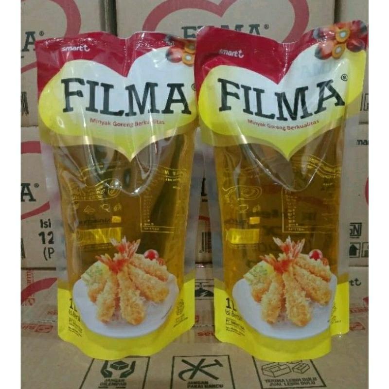 

FILMA 1 LITER MINYAK GORENG 1 DUS @12Pcs - Minyak Goreng 1 Dus - Minyak Goreng Filma @12pc - Kemasan Refill 1L