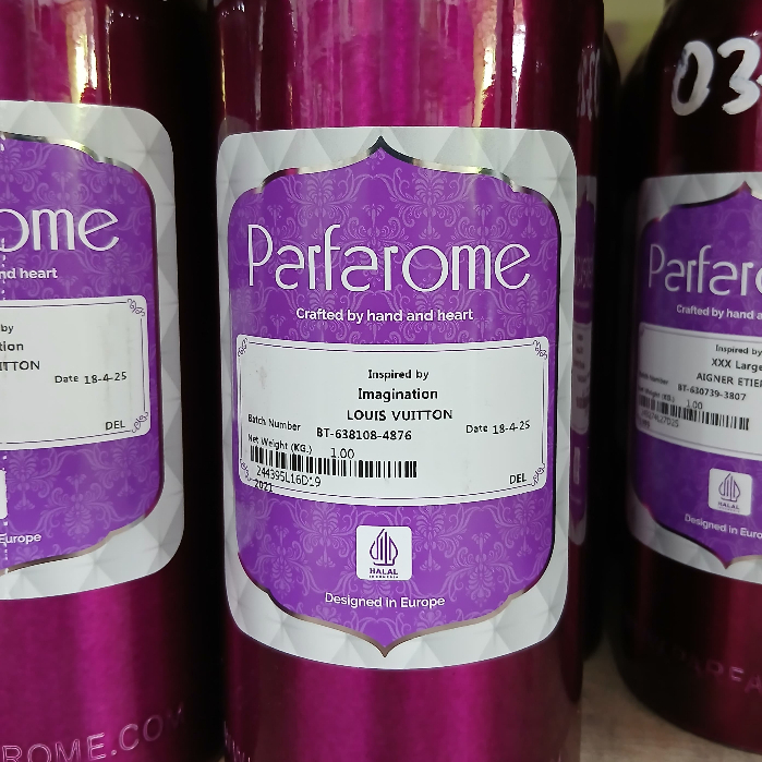 segel 1kg aroma searah lv imagination parfarome delux original pabrik
