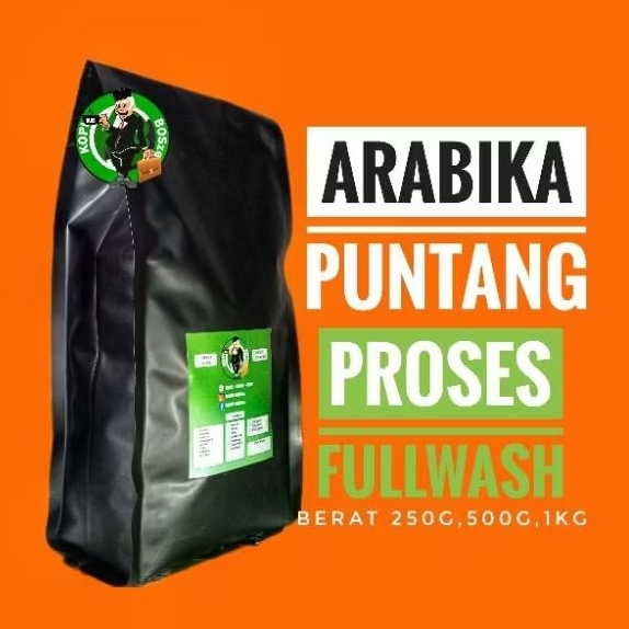 

Kopi Arabika Puntang Full Wash Berat 500 Gram, 1Kg