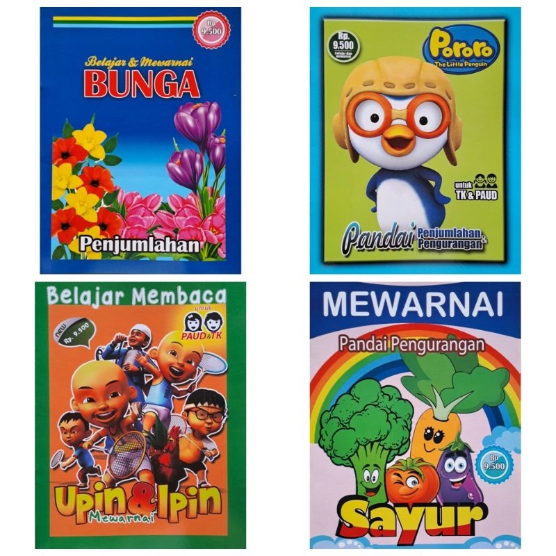 

[Whispers] Buku Mewarnai Anak Ukuran Besar (A4)