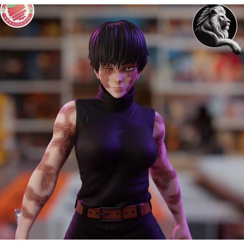 Maki Zenin Jujutsu Kaisen Statue Figure Resin