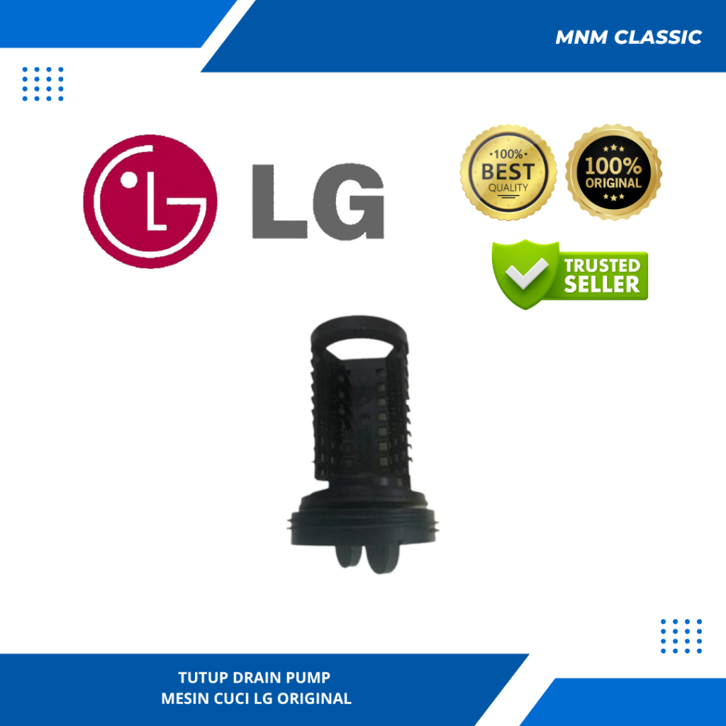TUTUP DRAIN PUMP MESIN CUCI LG ORIGINAL