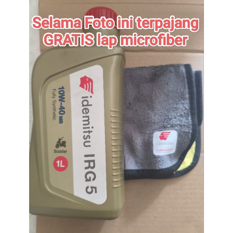 Oli Idemitsu IRG 5 Scooter 10W-40 JASO MB API SN isi 1 L matic