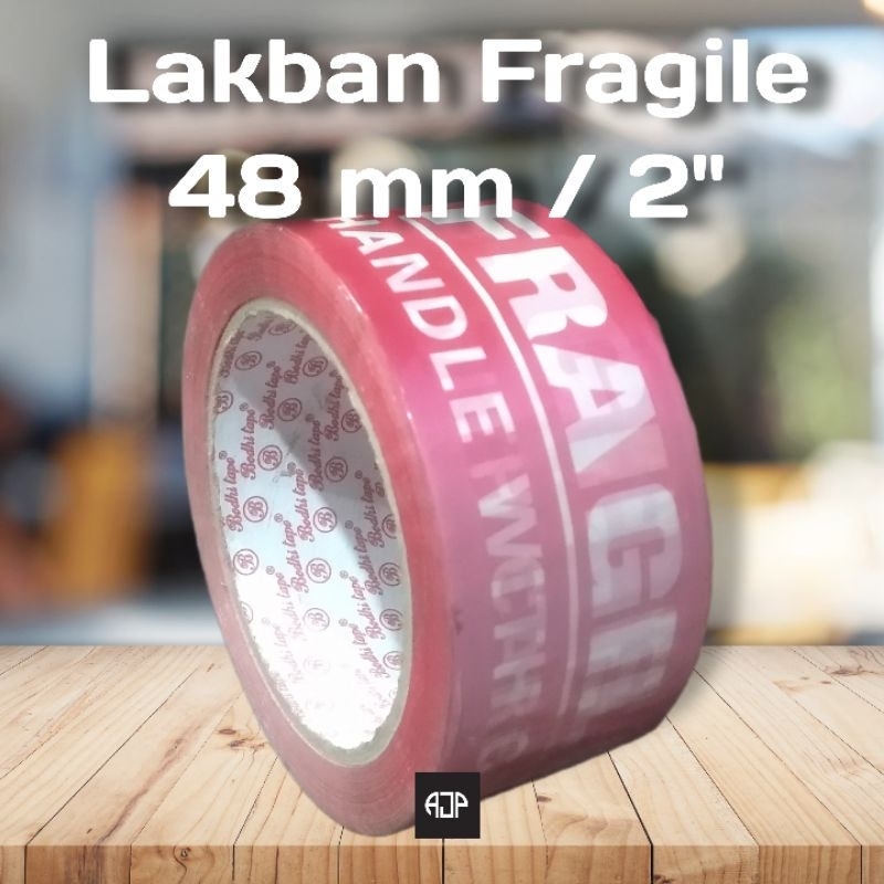 

Lakban Fragile 2 Inchi / 48 mm 90 yard | 1 pcs