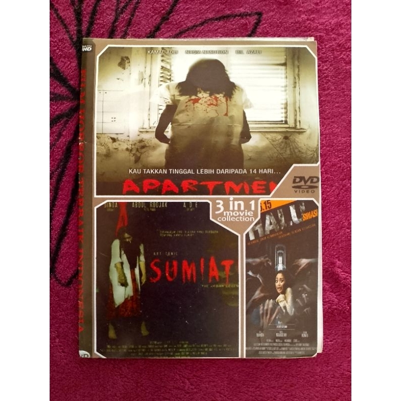 DVD FILM HOROR INDONESIA - 3 IN 1 MOVIE COLLECTION