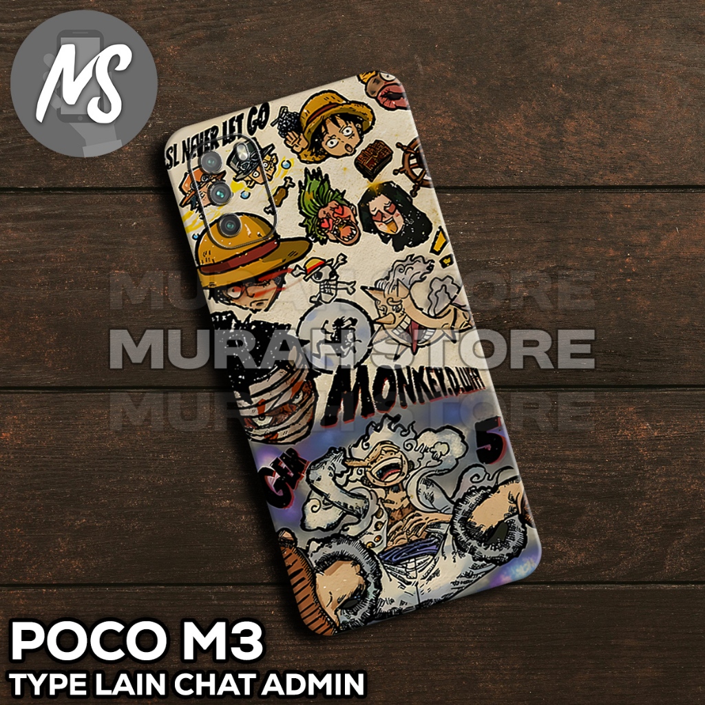 Softcase karet POCO  M3 /MS5/motif Anime/case POCO M3/casing POCO M3 /silikon