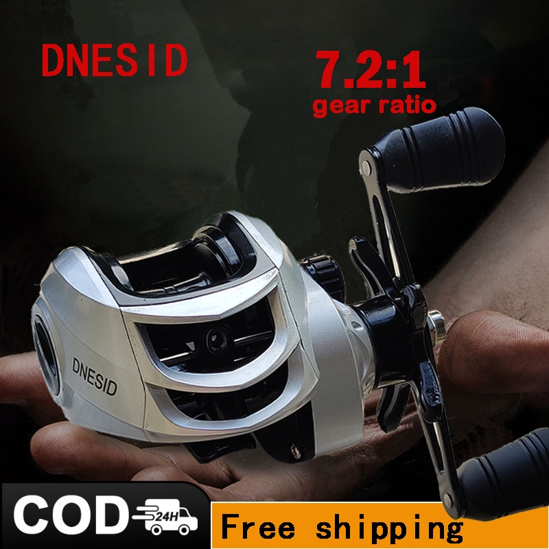 reel BC Baitcasting Fishing Reel reel pancing tangan kiri 7.2:1 Ultralight Baitcasting Reel Spool Ba