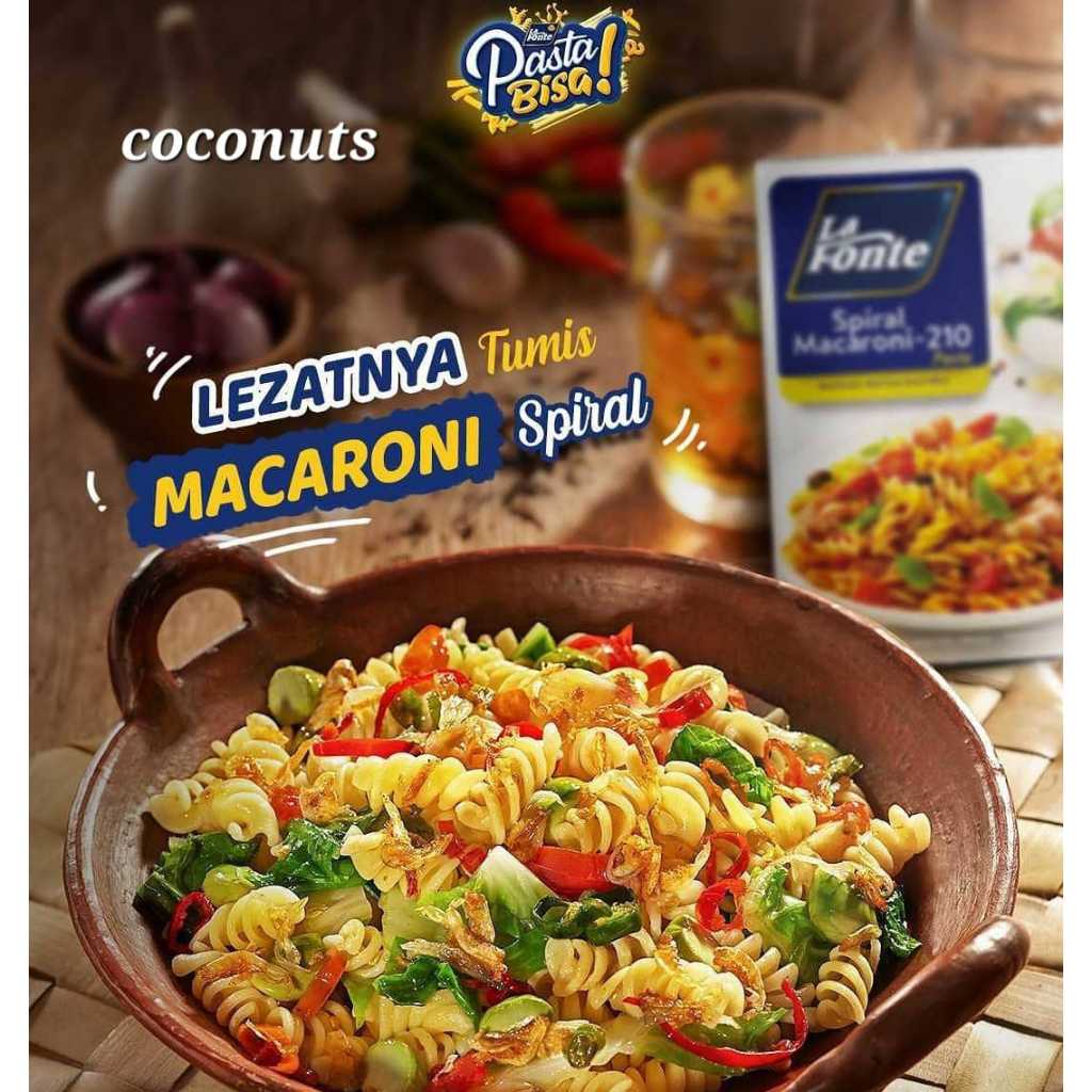 

LAFONTE / LA FONTE SPIRAL MACARONI-210 PASTA 225GR