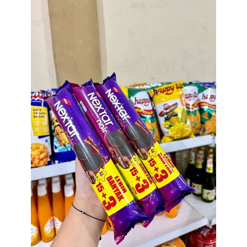 

Nabati Nextar Noil Biskuit Sandwich Coklat Dengan Krim Coklat 161g