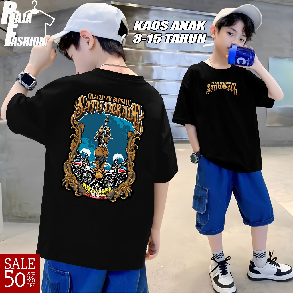 kaos Anak Satu Dekade CILACAP CB BERSATU SATU DEKADE CILACAP CB BERSATU