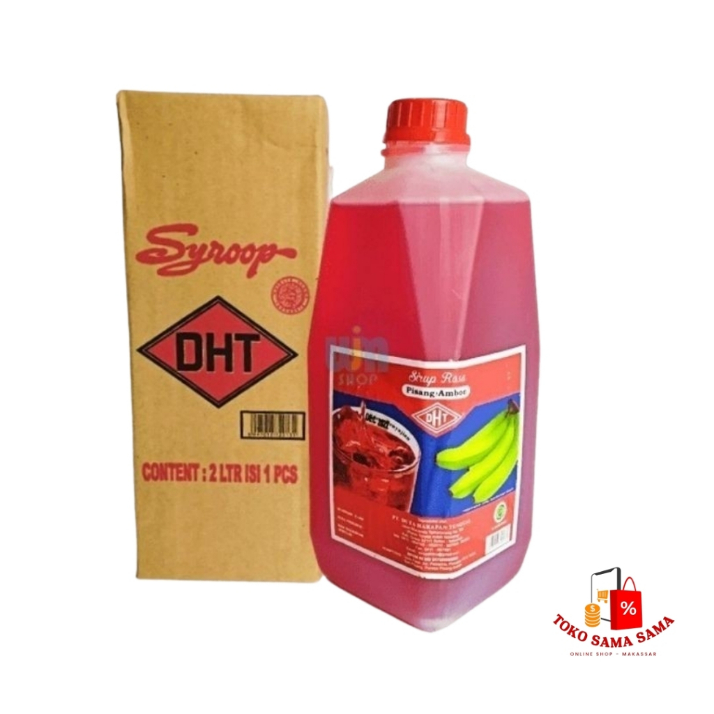 

Sirup DHT Sirup khas Makassar isi 2 Liter Dengan Rasa Pisang Ambon Yang Manis dan Legit