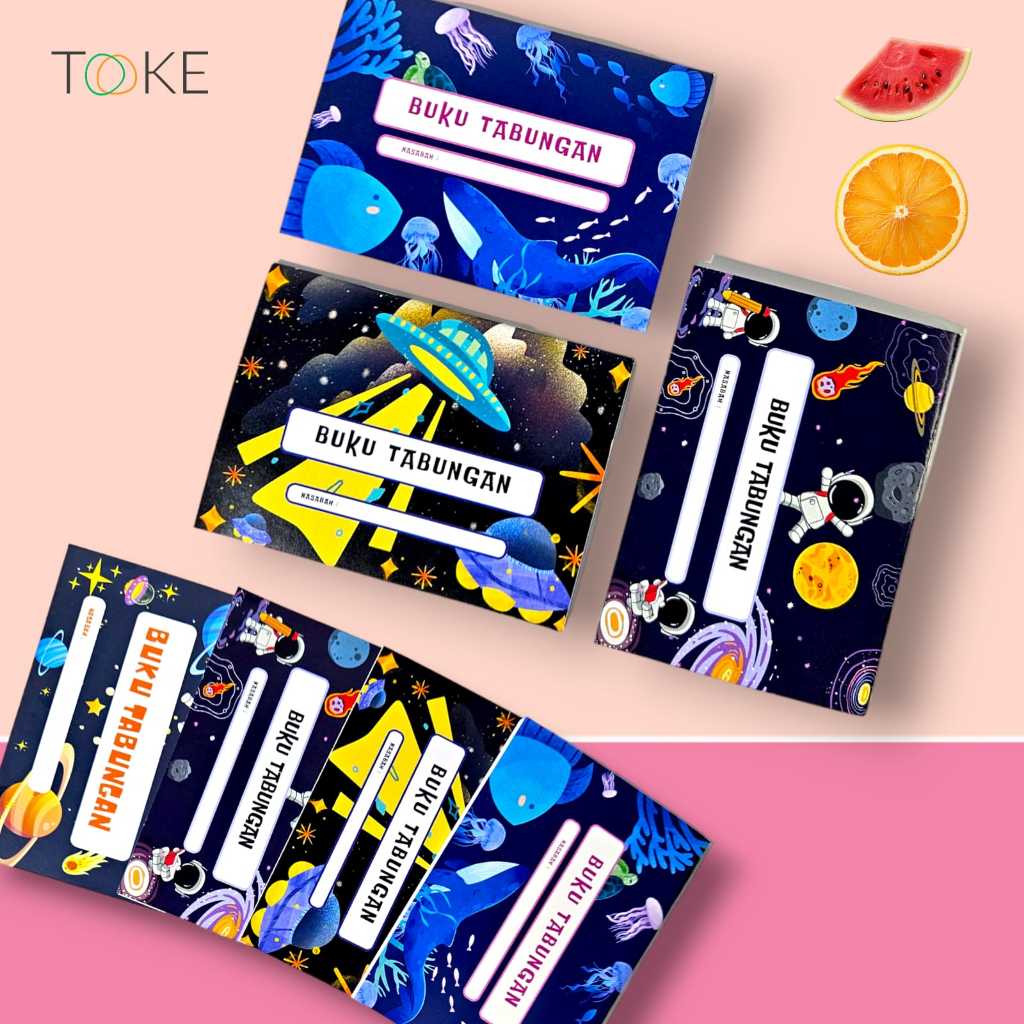 

BUKU TABUNGAN SEKOLAH/BUKU TABUNGAN ANAK/BUKU CATATAN MENABUNG ANAK BY TOOKE