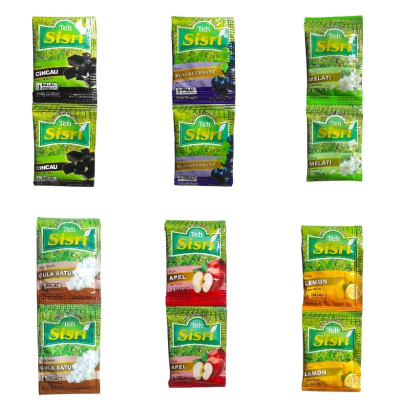 

Teh Sisri All Variant 1 renceng isi 10 pcs