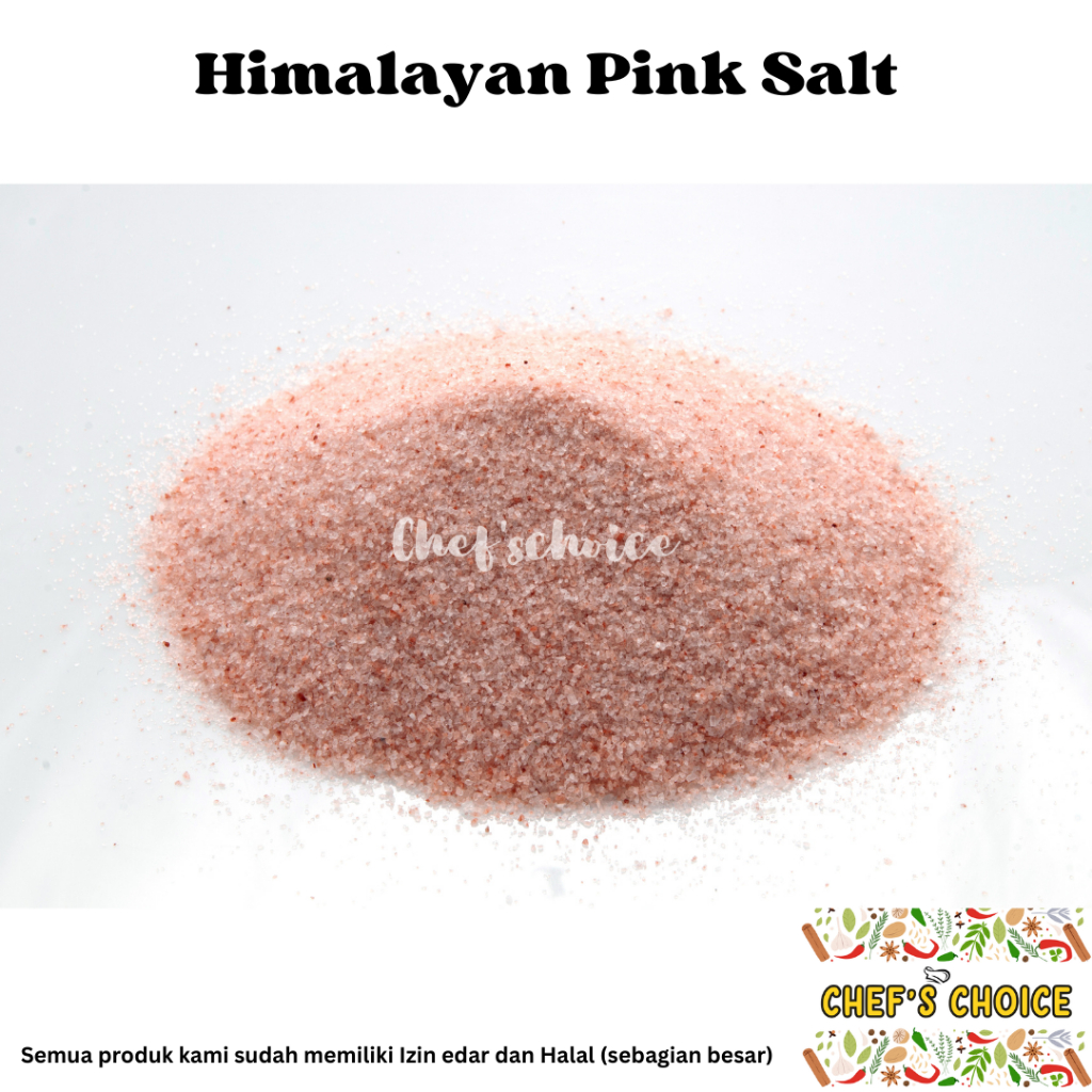

Himalayan Pink Salt Fine Pure 100% 500 gr / Garam Himalaya Pink 500 GR - From Pakistan
