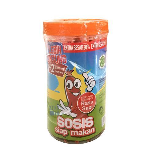

SO NICE Sosis Siap Makan Sapi TPS 480/525g – Sosis Daging Sapi Lezat, Praktis Langsung Santap