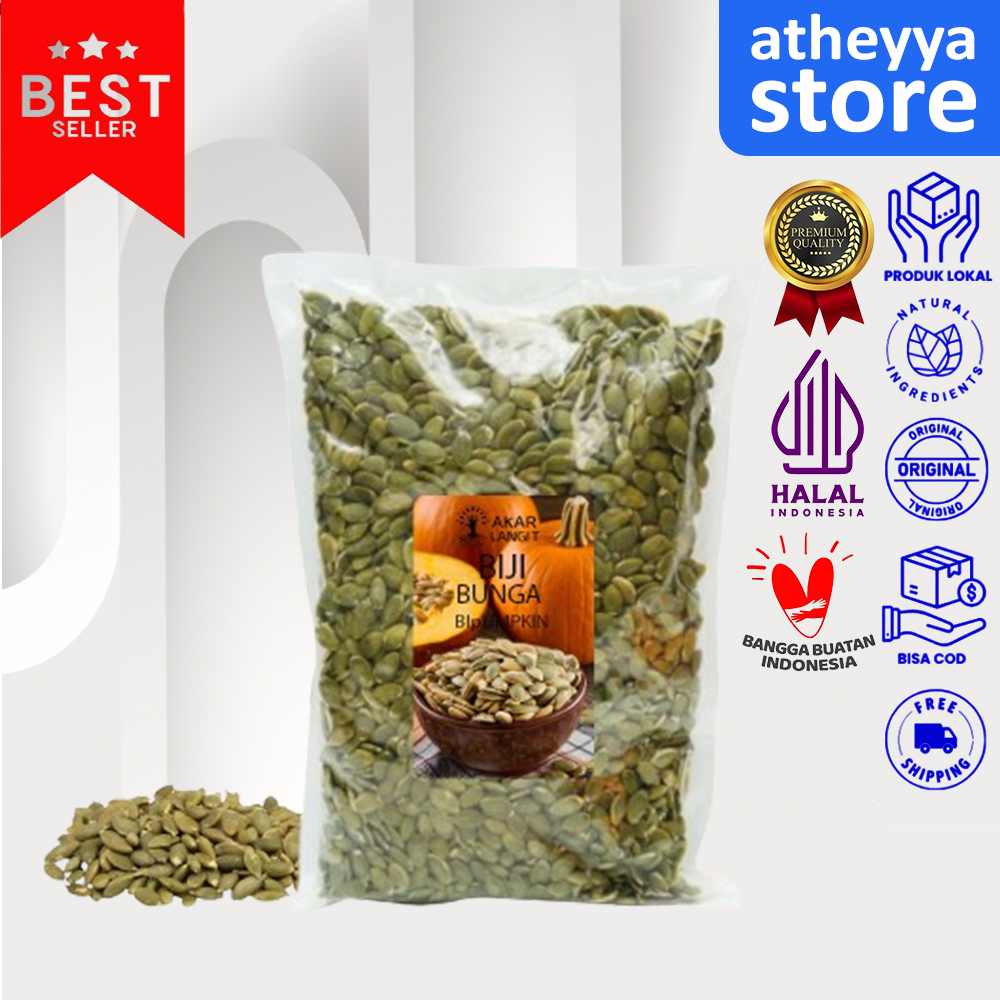 

Pumpkin Seed Organic 250gr Biji Labu Pepita Kupas Natural Super Food