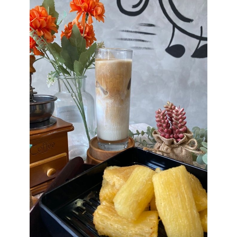 

Kopi Susu Ice + Singkong Goreng
