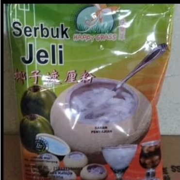 

Happy Grass Serbuk Jeli/ Coconut Jely Powder/ Jeli Bubuk Rasa Kelapa 225grm