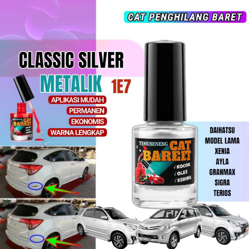 Cat Classic Silver Metalik Glossy Xenia Terios Ayla Penghilang Baret