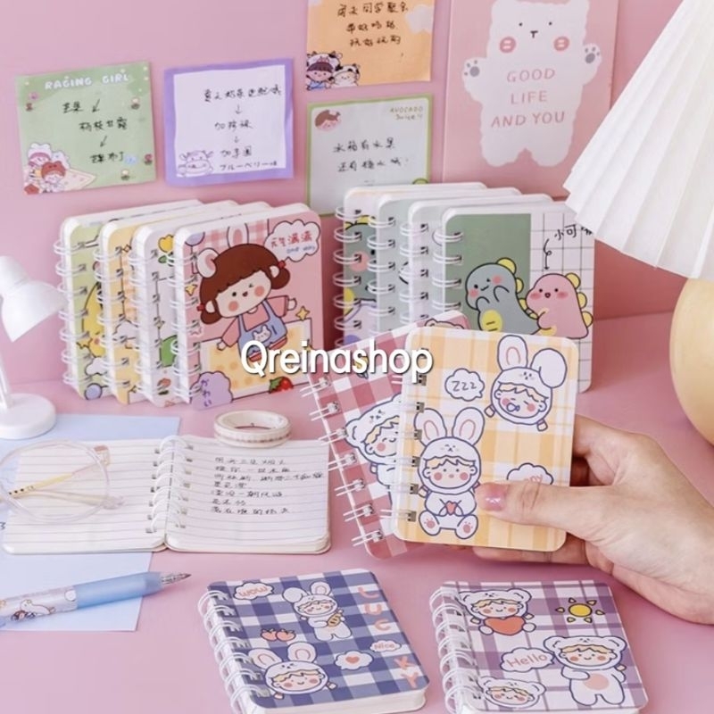 

KarensMart Notebook Ring / Buku Catatan Korea Lucu uk 85×105mm