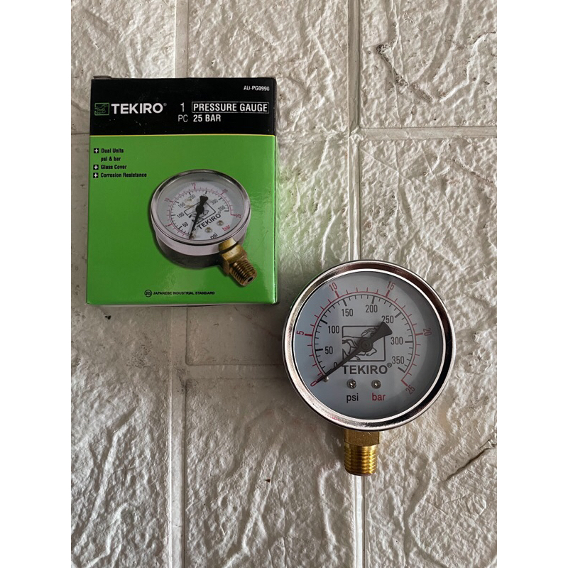 Pressure gauge 25Bar