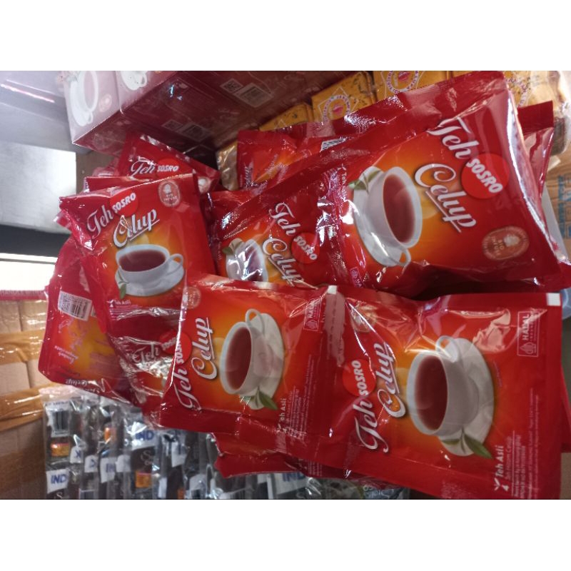 

Teh sosro celup renceng isi 10pcs @4 kantong