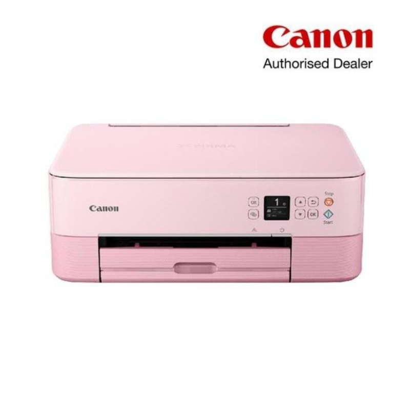 Printer CANON Pixma TS 5370 All in One WiFi / Wireless Pink Print Copy Scan
