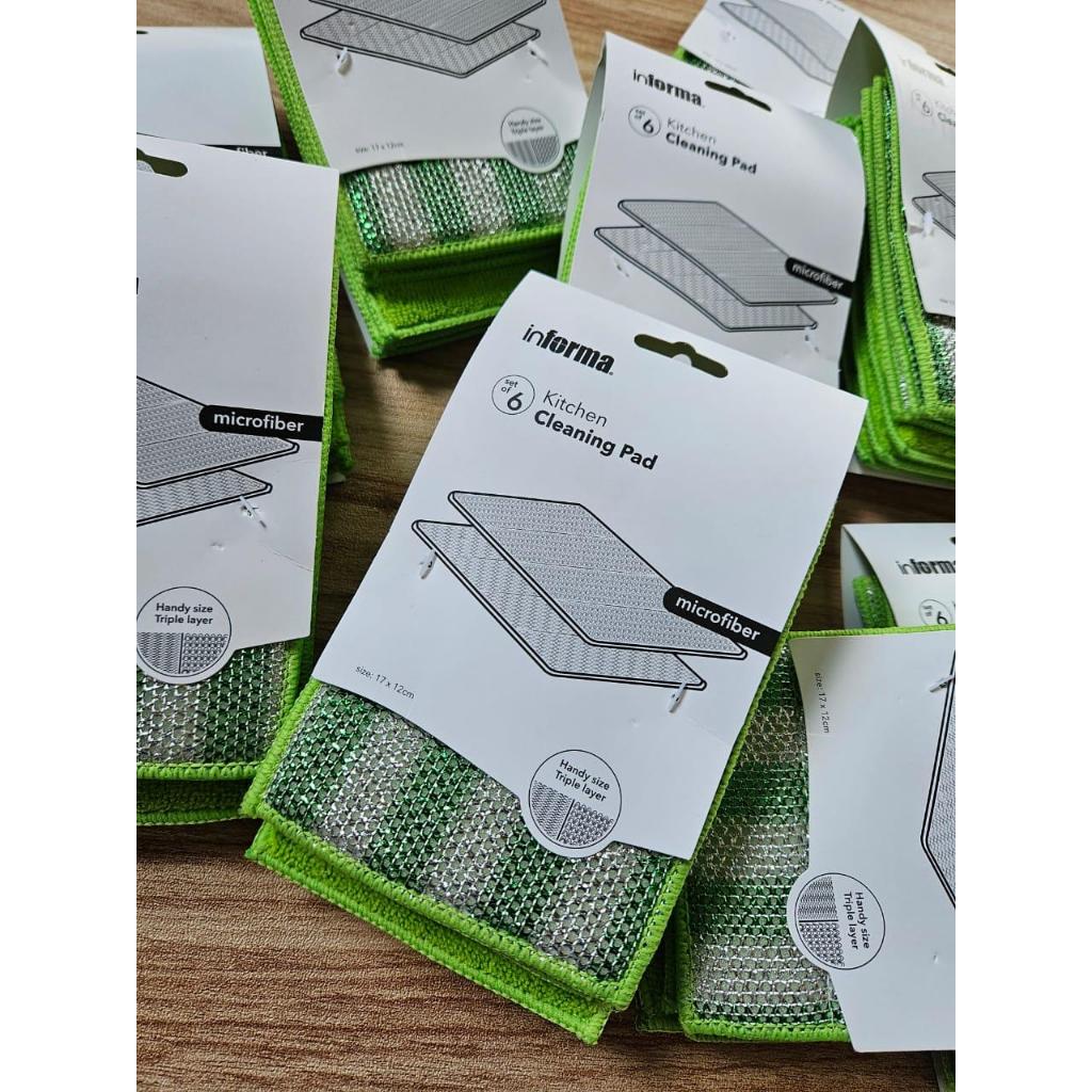 Informa Kitchen Cleaning Pad Set Isi 6 Pcs