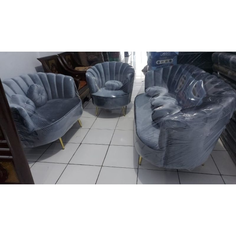 READY Sofa kerang 321 / sofa kerang minimalis/ sofa kerang