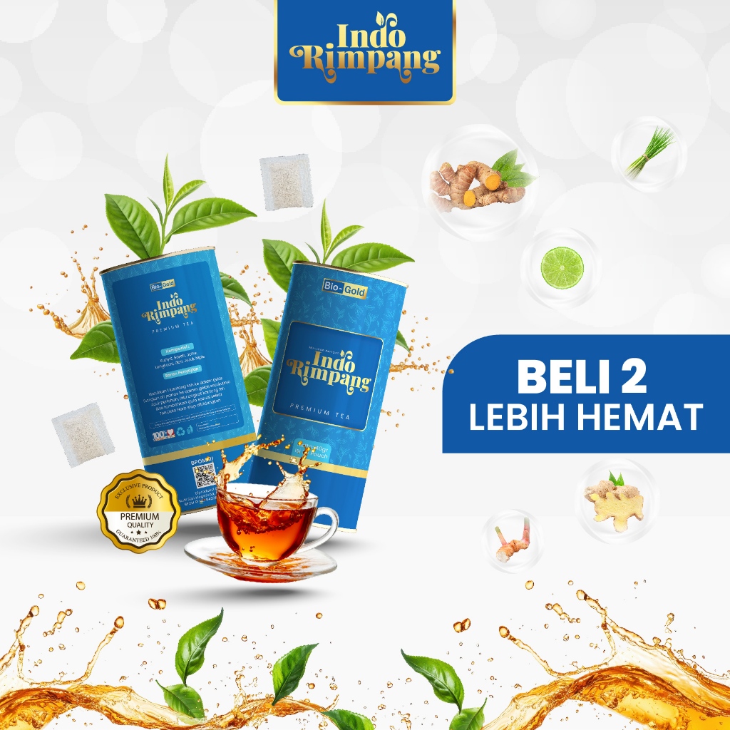 

Teh Indo Rimpang Dari Rempah Pilihan 100% Alami - Promil Melancarkan Haid Detox Tubuh