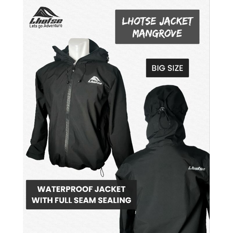 SIZE XL JAKET GORPCORE LHOTSE MANGROVE (JAKET WATERPROOF WINDPROOF FULL SEALING)