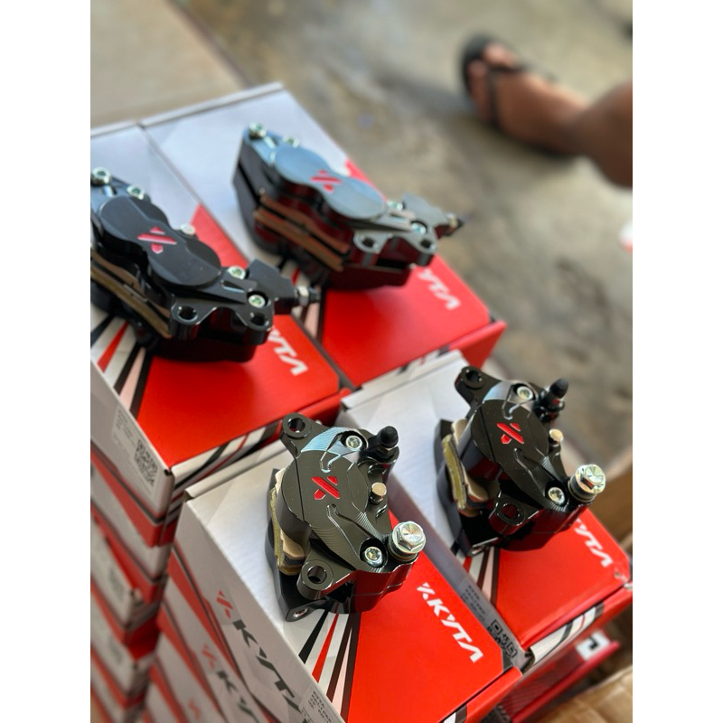 KALIPER KTC RACING 2PISTON SLIM UNIVERSAL BEAT SCOOPY VARIO NMAX AEROX RXKING JUPITER DLL