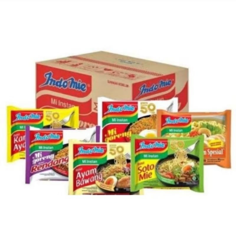 

mie indomie bawang dan soto 70gr sampi 91gr per pcs