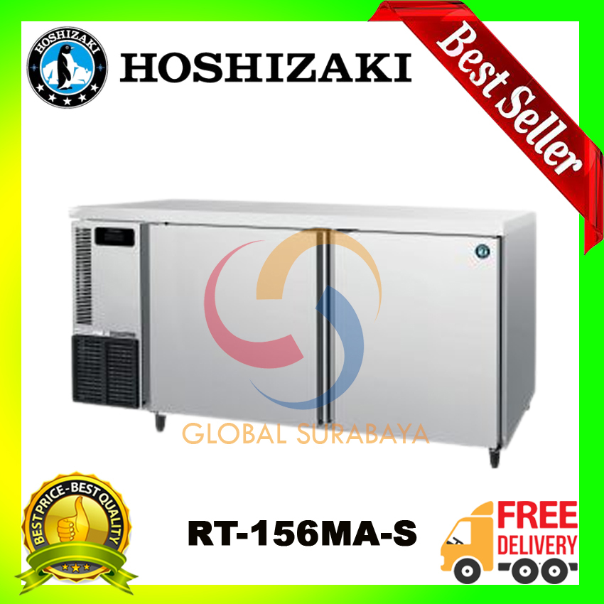 HOSHIZAKI RT-186MA-S Stainless Steel Undercounter Chiller 3 Tiga Pintu - Meja dengan Kabinet Pending
