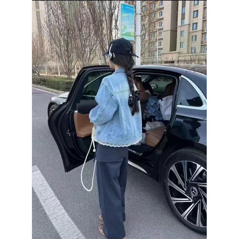 Lea oversized jacket lace jeans