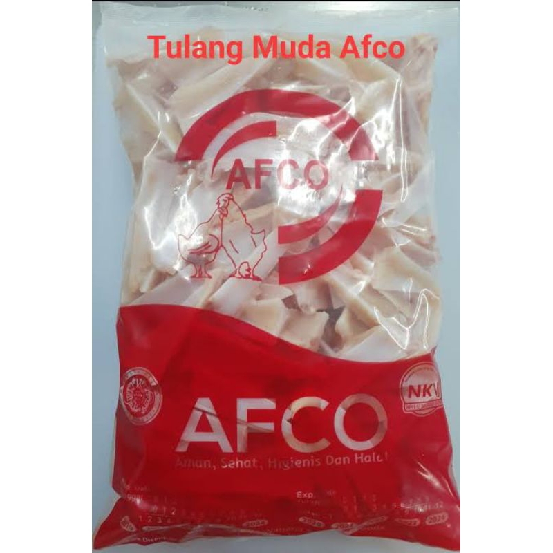 

READY tulang rawan ayam tulang muda tulang rangu ayam merk afco 0,8-0,9kg