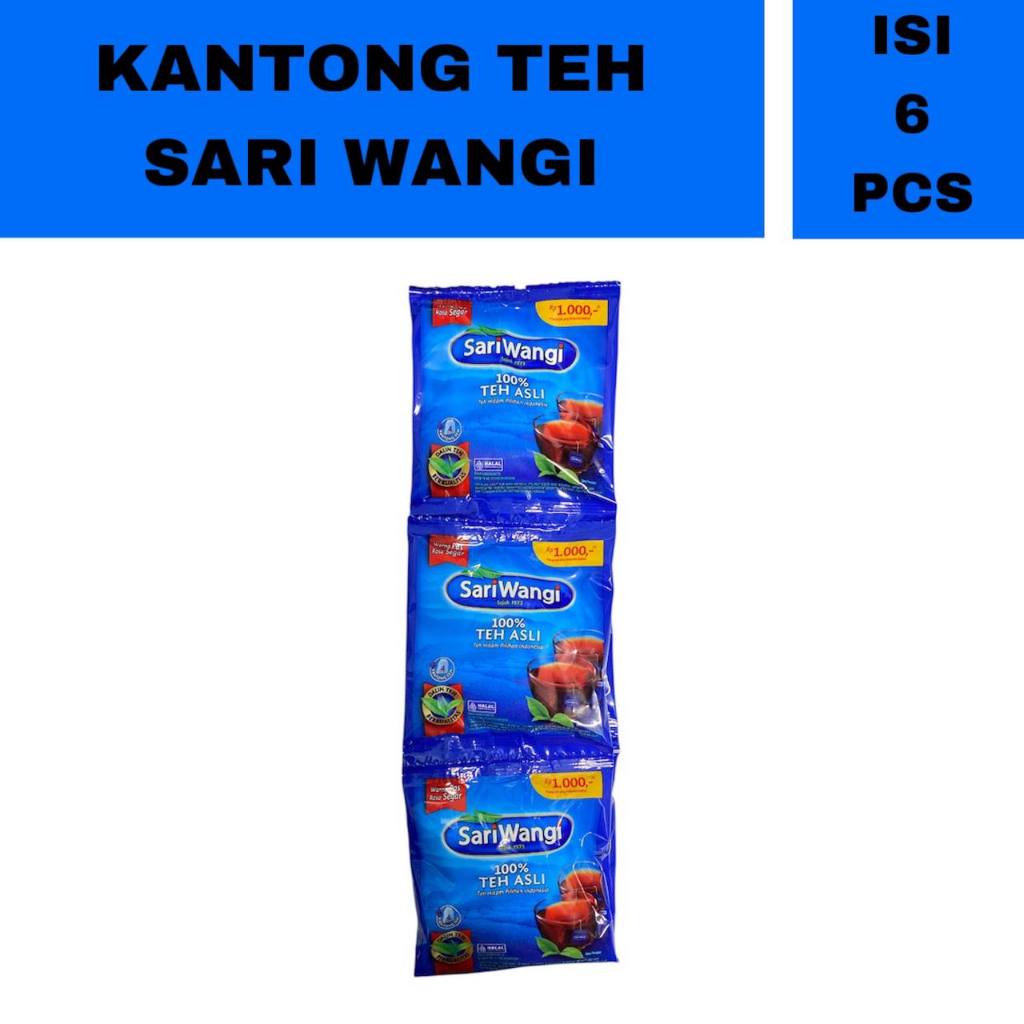 

Sariwangi 100% Teh Asli Celup Renceng Isi 6pcs/renceng