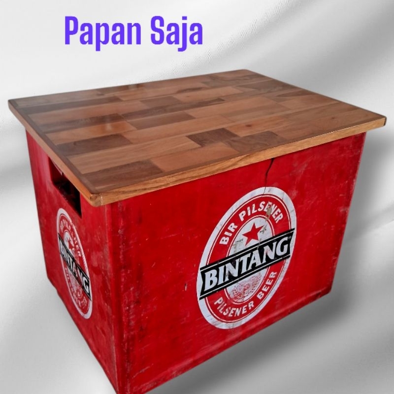 MEJA CAFE KRAT BINTANG (PAPAN SAJA)