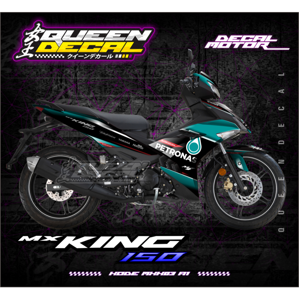 (FORSALE)DECAL AKSESORIS MOTOR STIKER FULLBPDY HONDA BEAT STREET ESP NOTIF PETRONAS TEXT-SMX