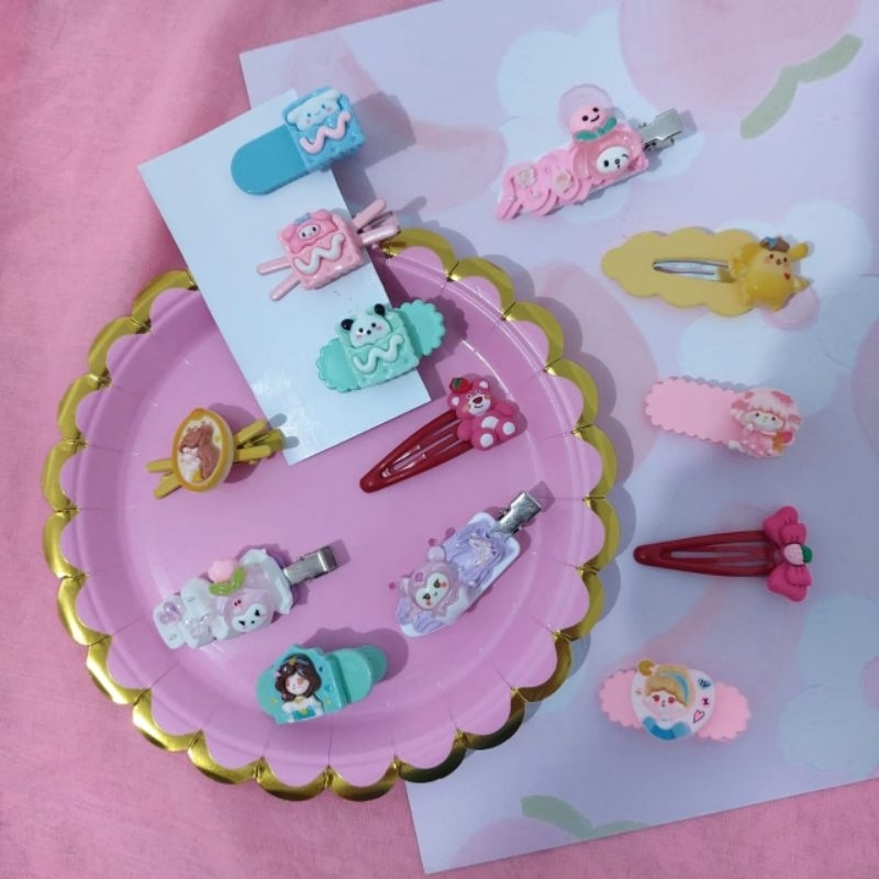 Jepit Rambut Anak Lucu Aesthetic