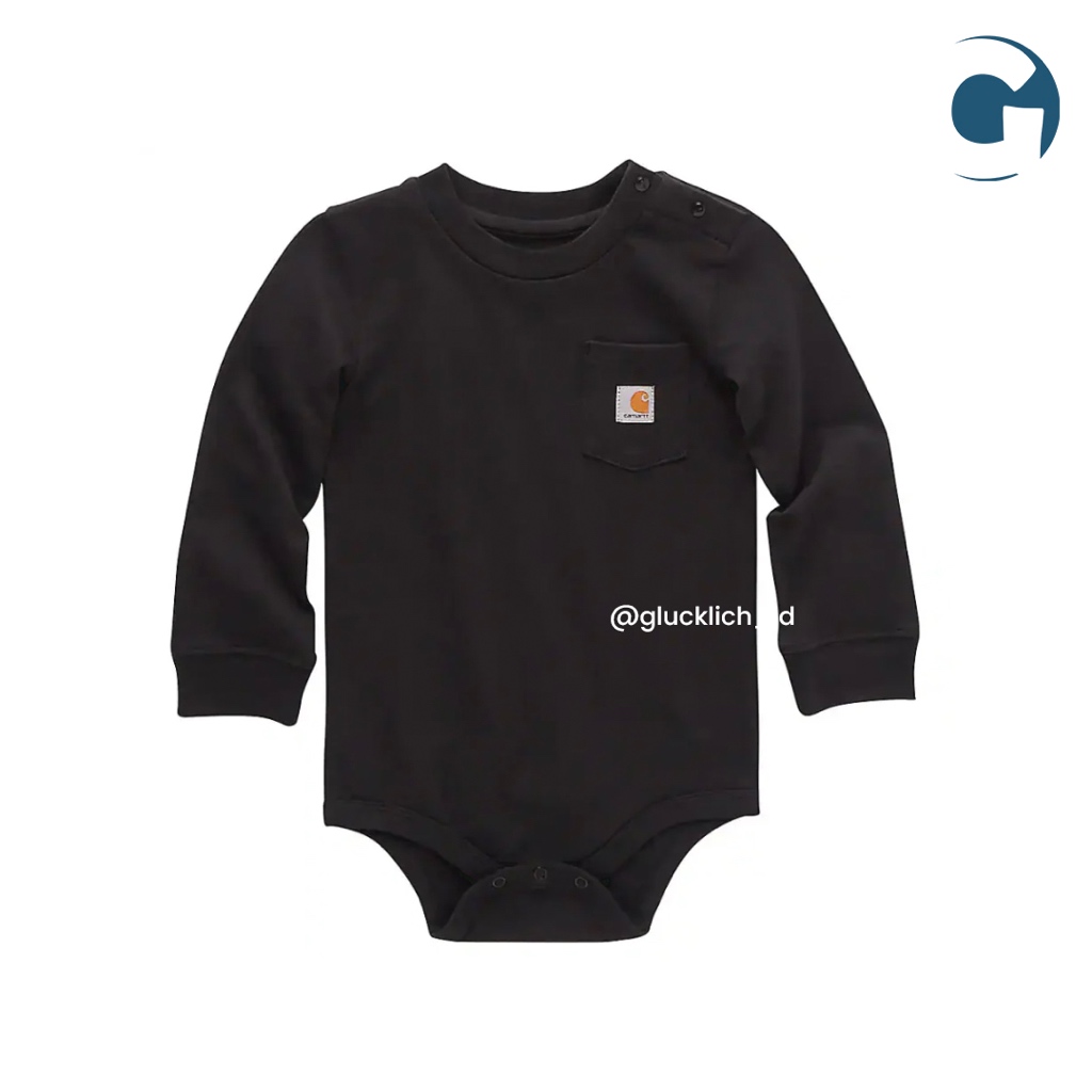 Carhartt, Boy’s Long Sleeve Pocket in Black