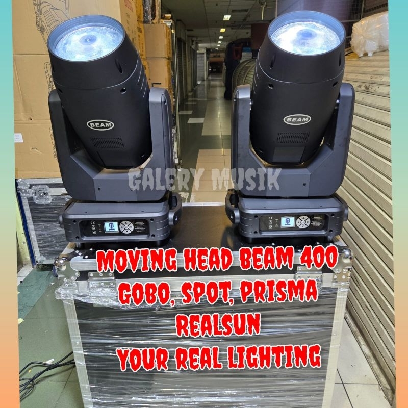 Moving head Beam 400 Beam Spot Prisma Frost multi warna fullcolor rainbow buat panggung2 professiona