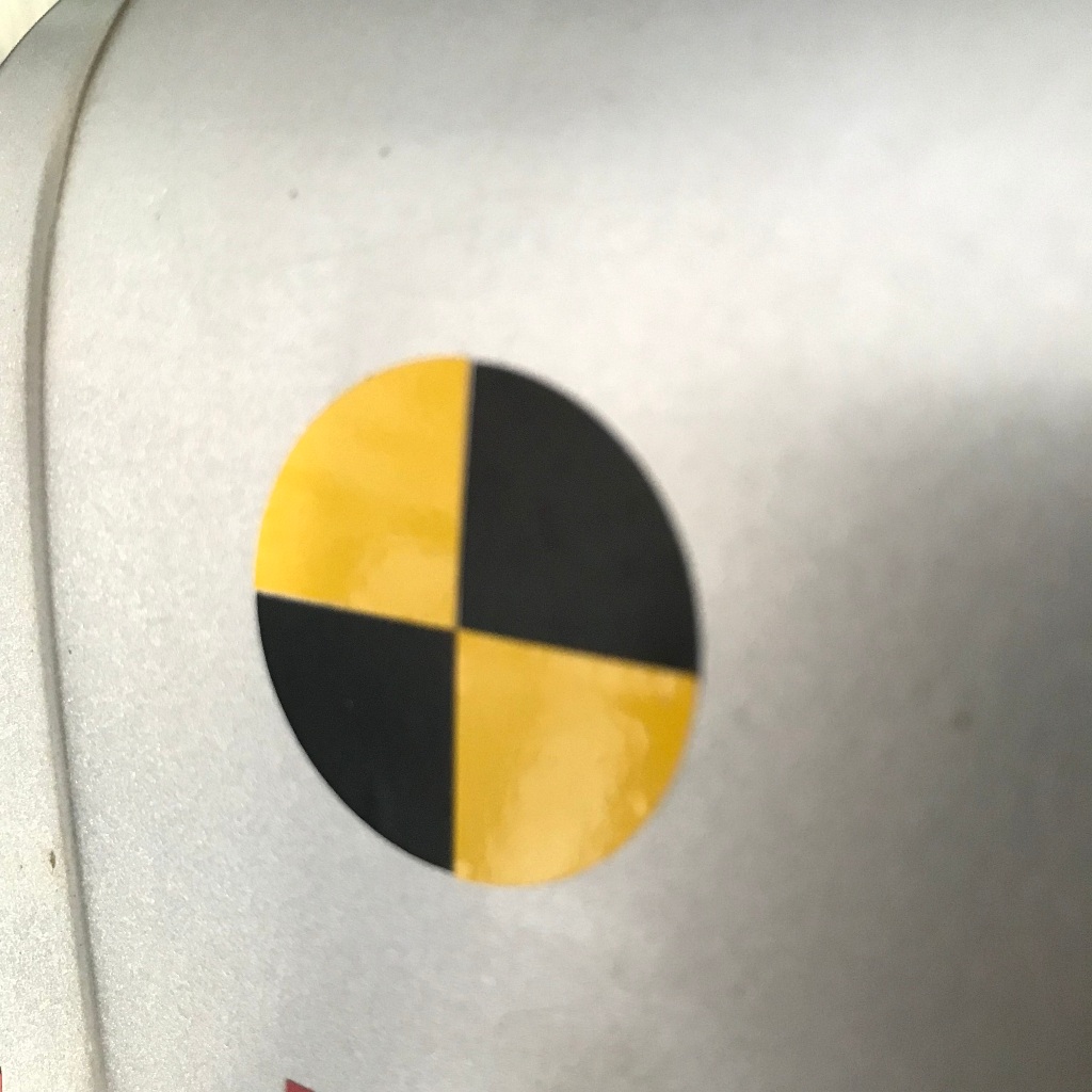 

stiker Simbol Crash Test Dummy