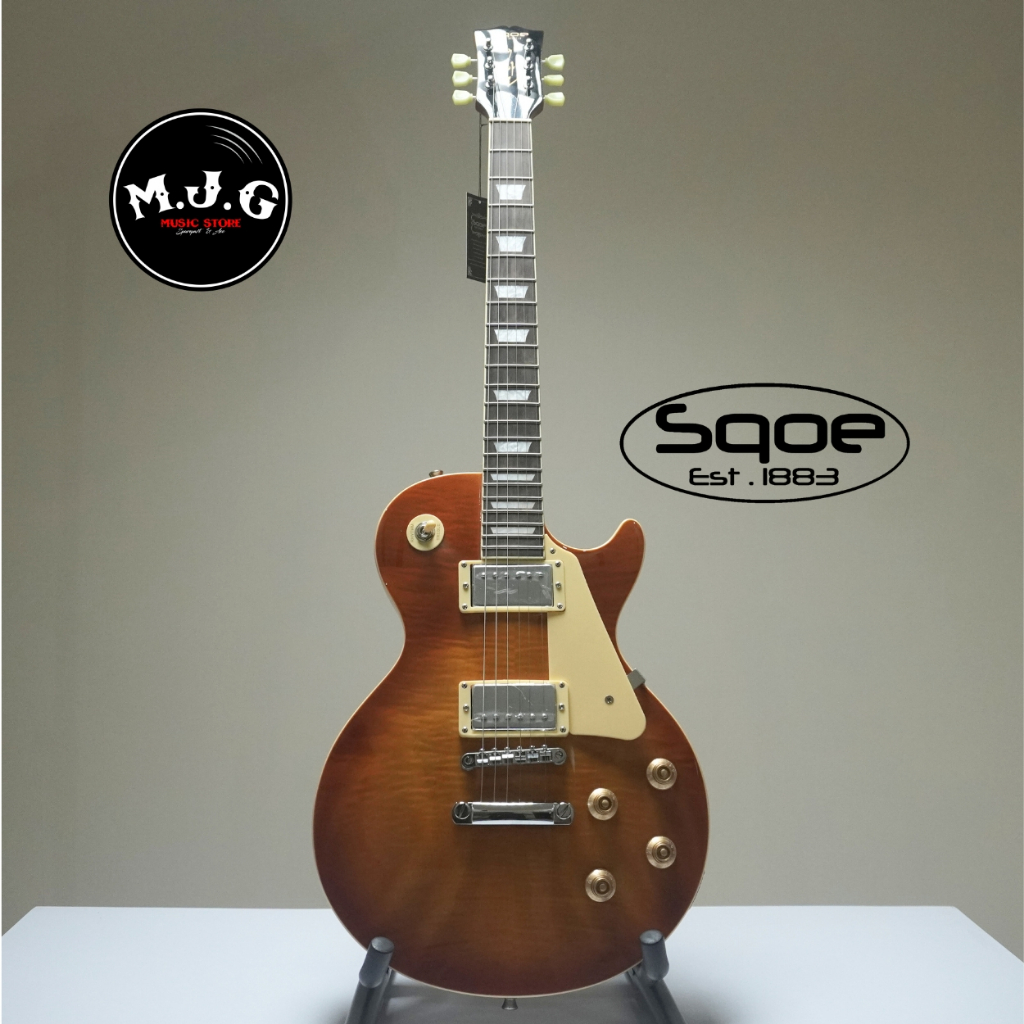 gitar elektrik sqoe SELP220 Les Paul LP cherry sunburst