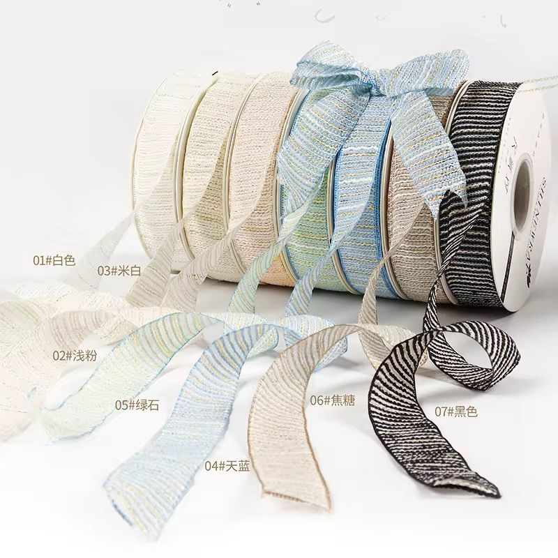 

Pita Kain Liris Garis Lebar 1 inch 2,5 cm Pita Buket Hampers Souvenir Jepit Rambut